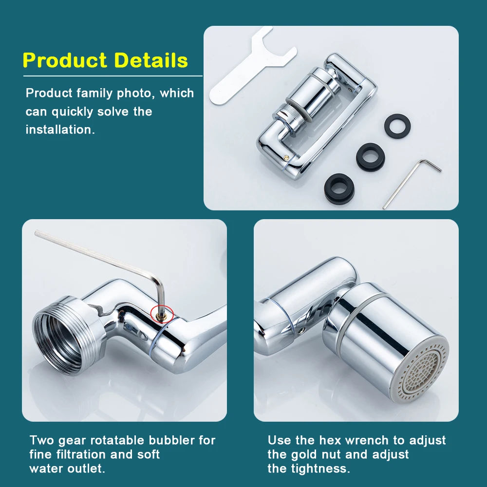 Universal Swivel Faucet Aerator