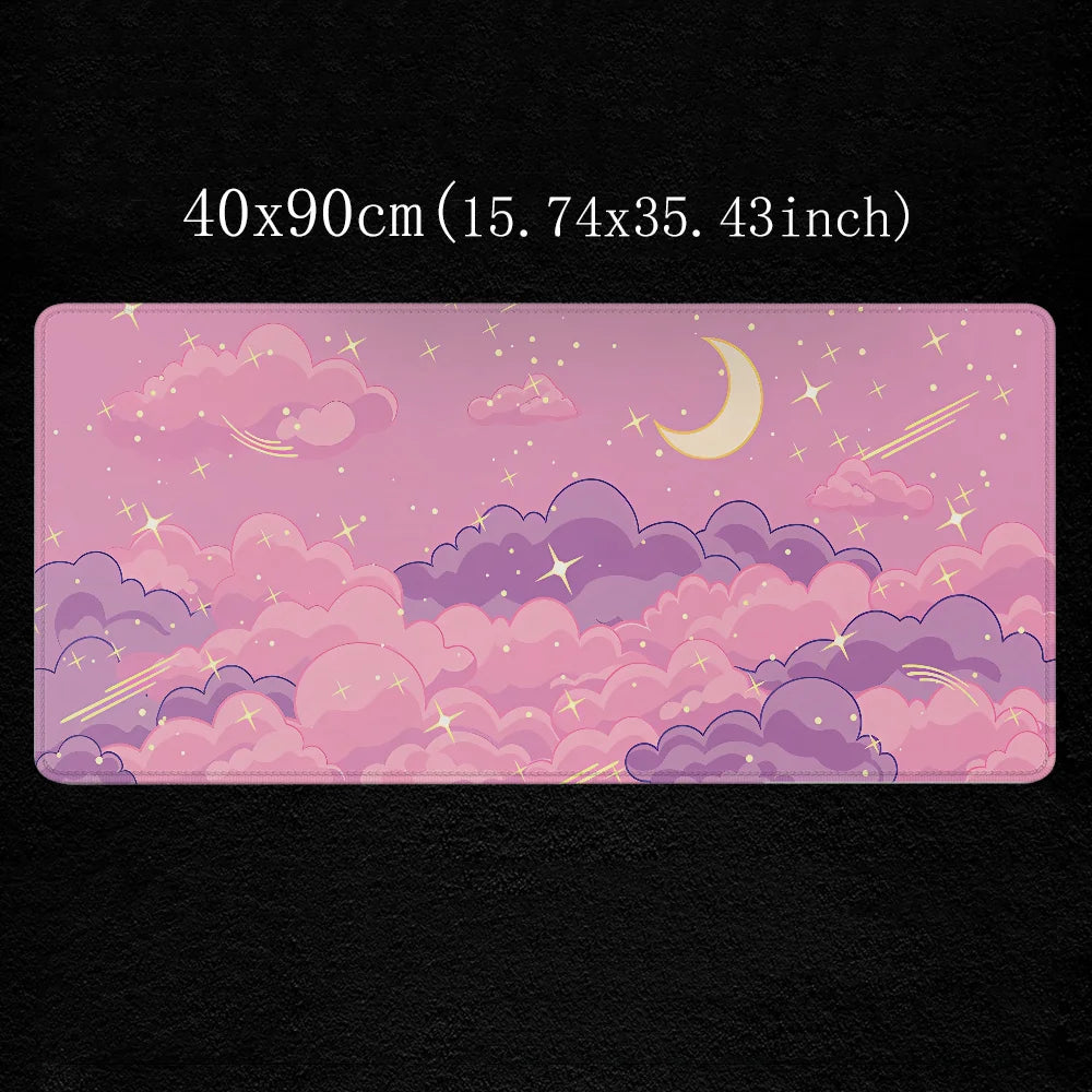 Skyscape XXL Pink Mouse Pad