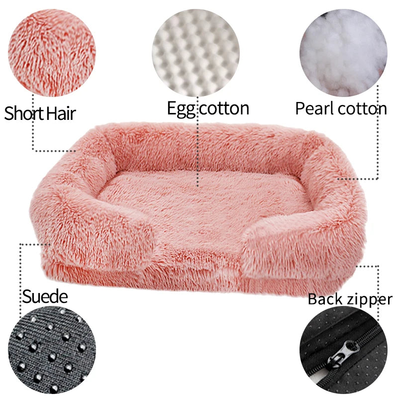 Luxurious Plush Dog Bed