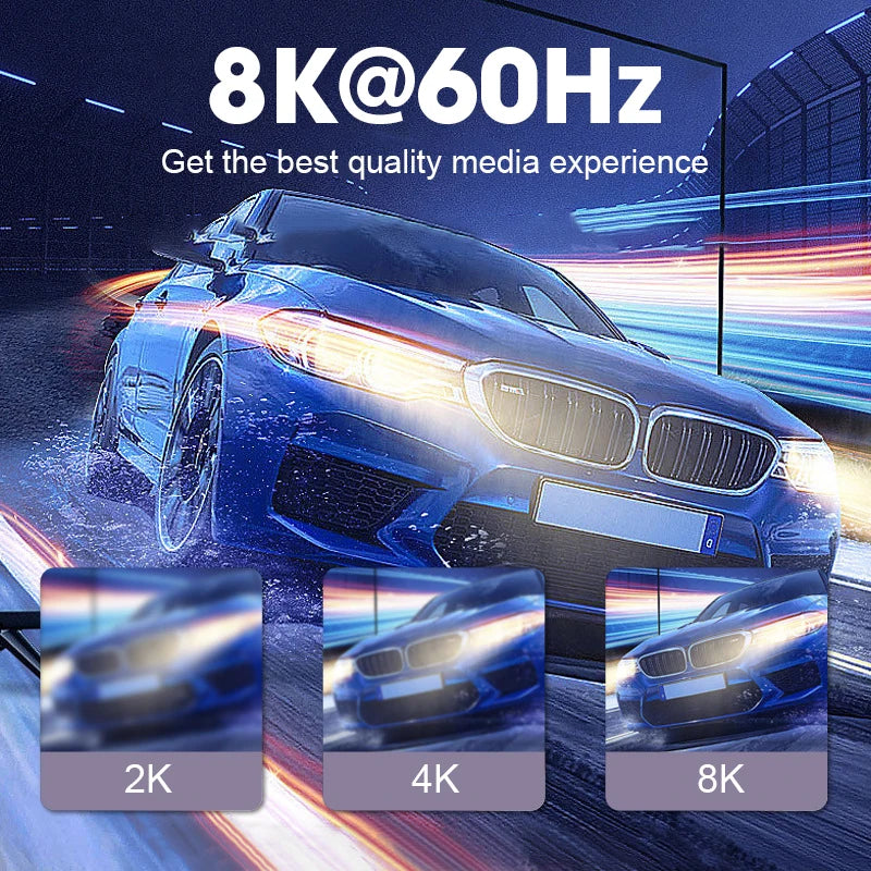 High-Speed USB-C 8K Charger Adapter