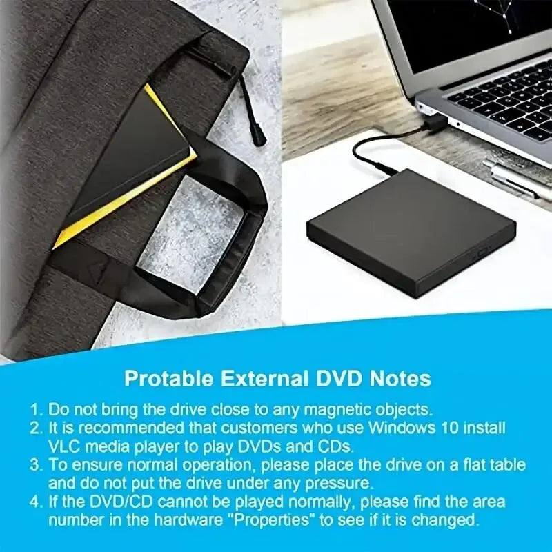 External High-Speed USB DVD-ROM