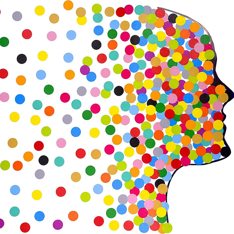 Colorful Dot Stickers Set