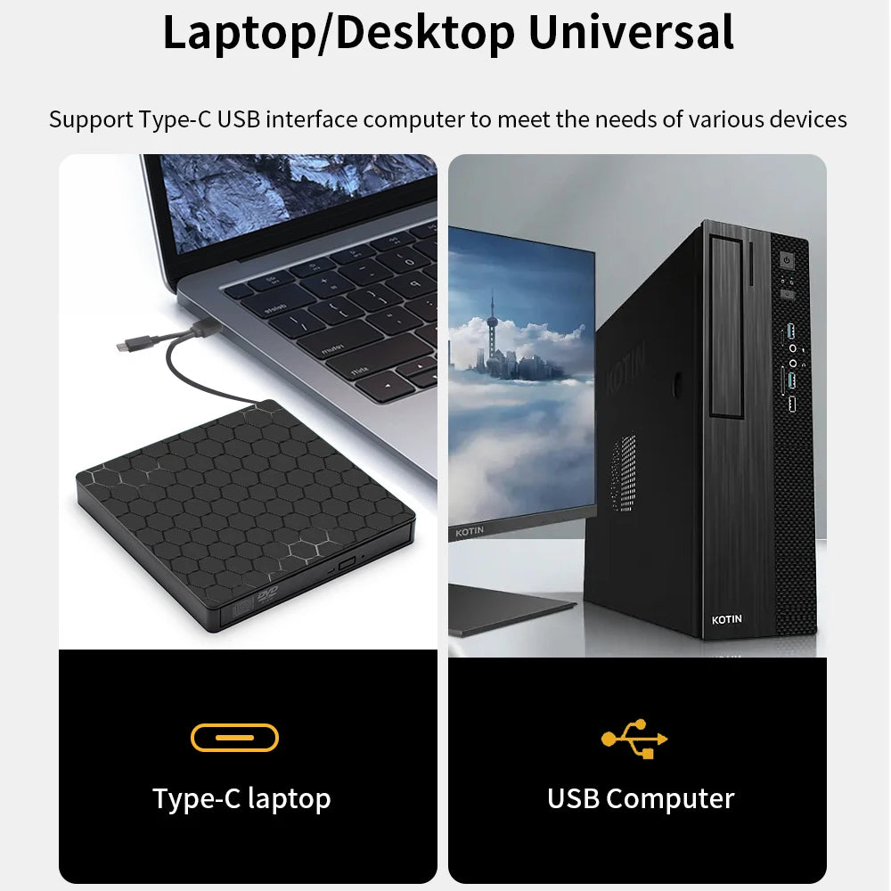 TISHRIC USB 3.0 DVD Reader