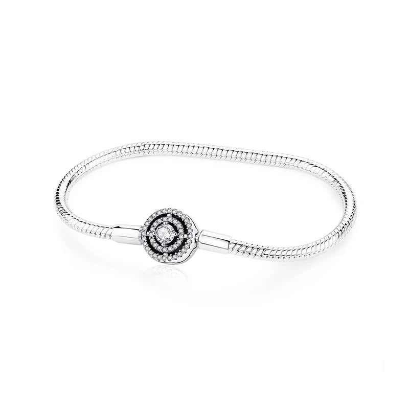 Crystal Heart Charm Bracelet