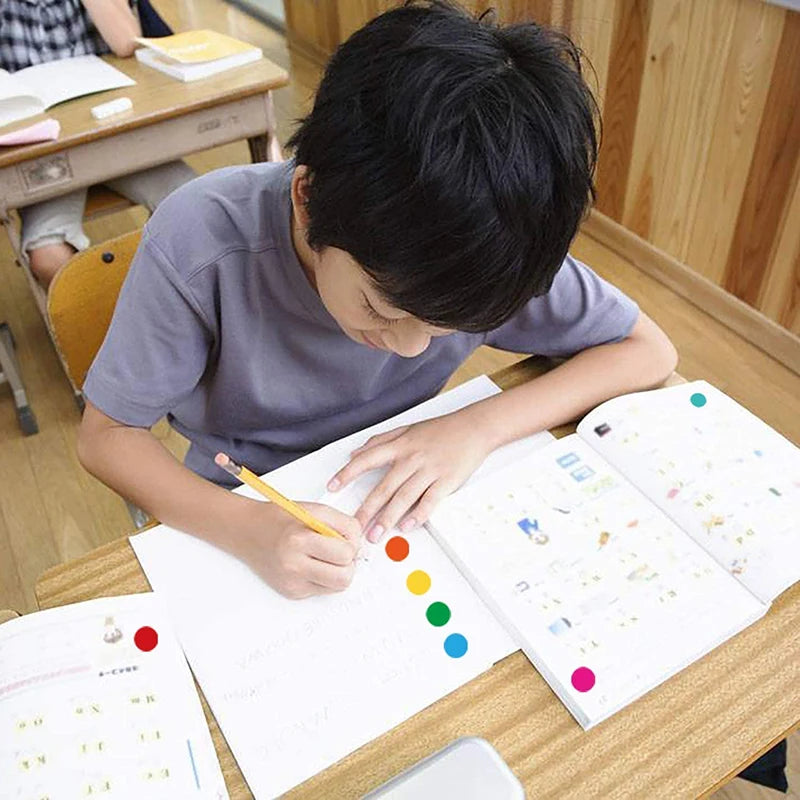 Colorful Dot Stickers Set