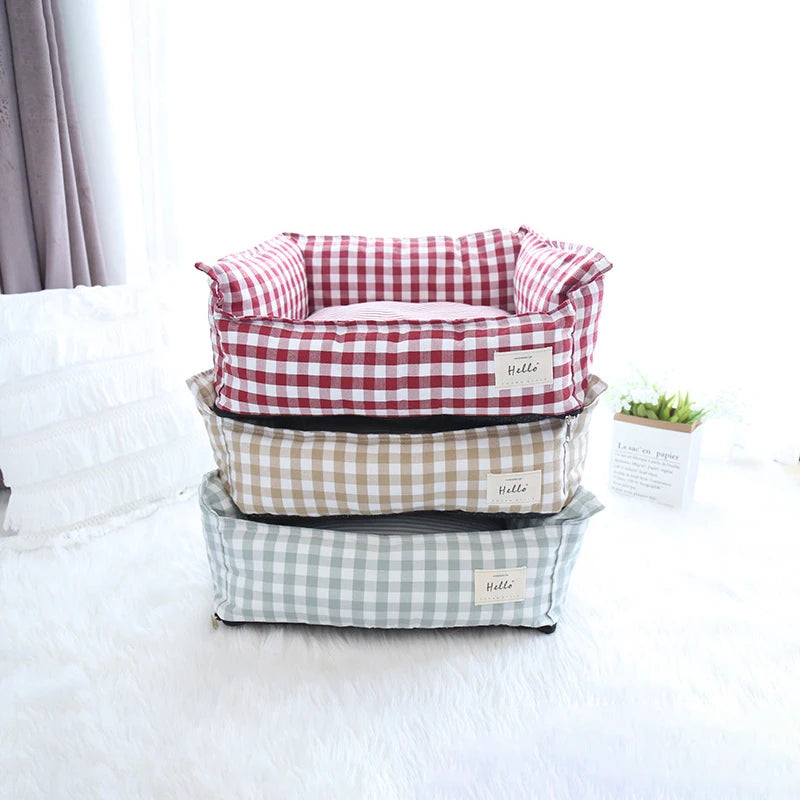 Cozy Cotton Pet Bed