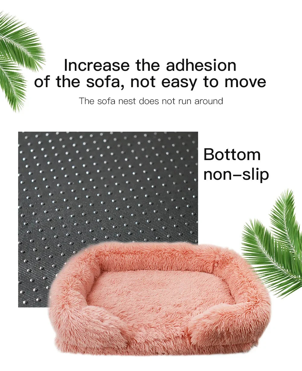 Luxurious Plush Dog Bed