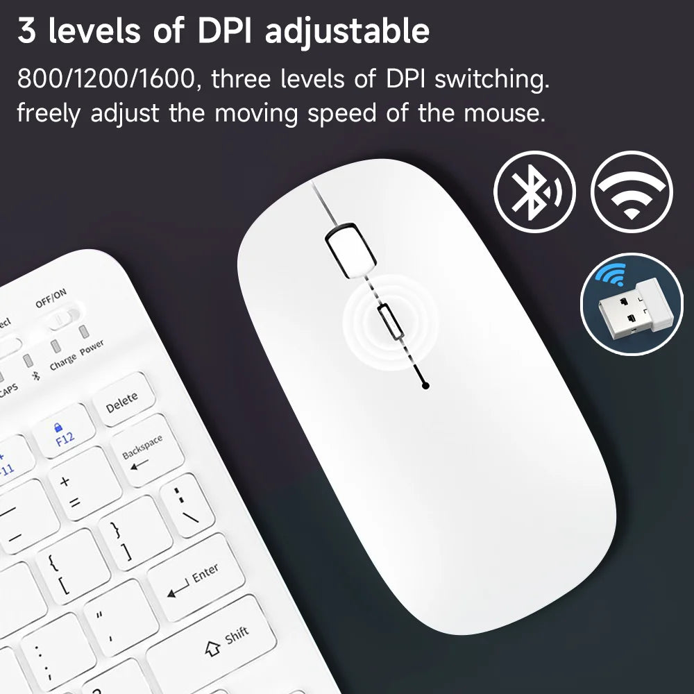 Wireless Bluetooth Keyboard & Mouse