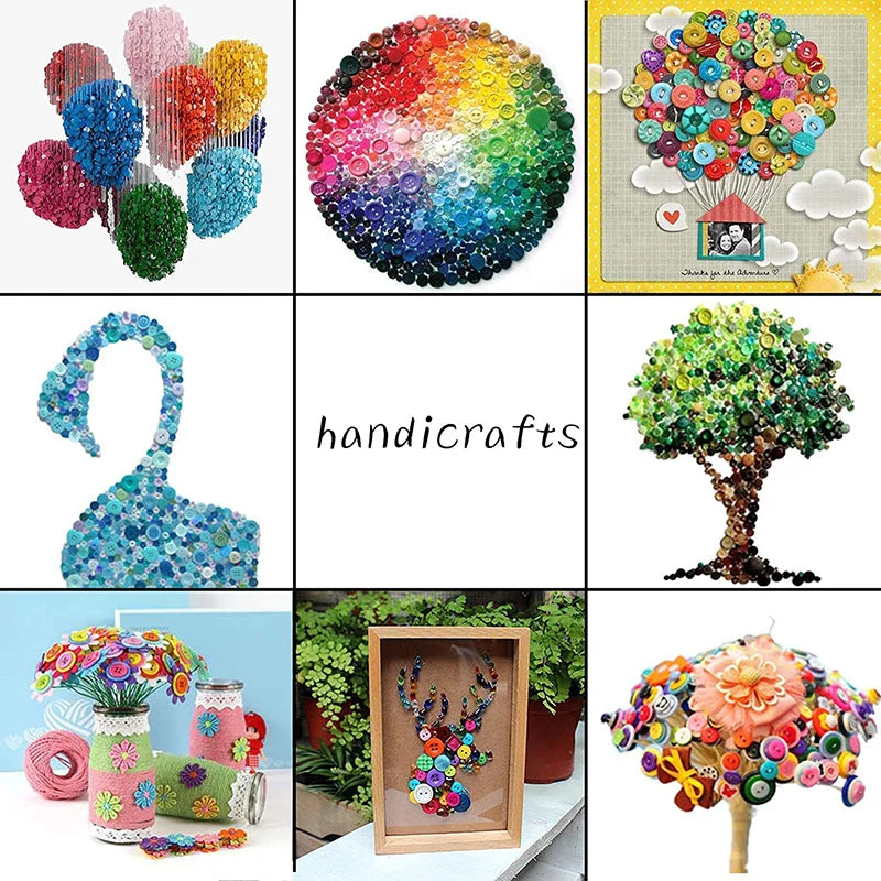 Colorful Resin Buttons Set