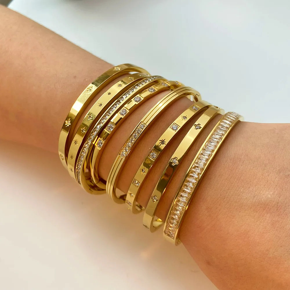 Eternal Shine Waterproof Bangle Bracelets