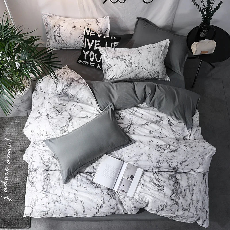 Elegant Black Duvet Set