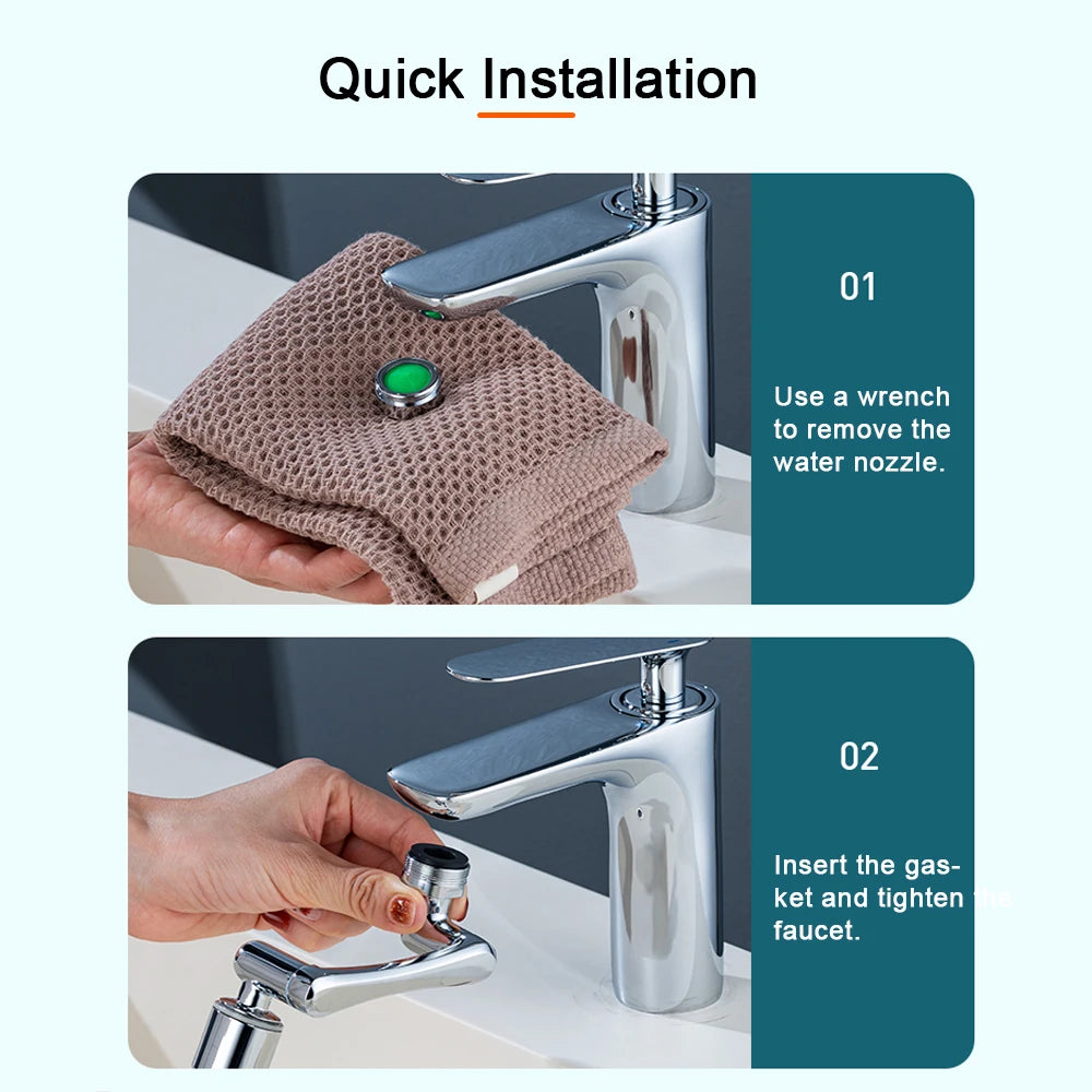 Universal Swivel Faucet Aerator