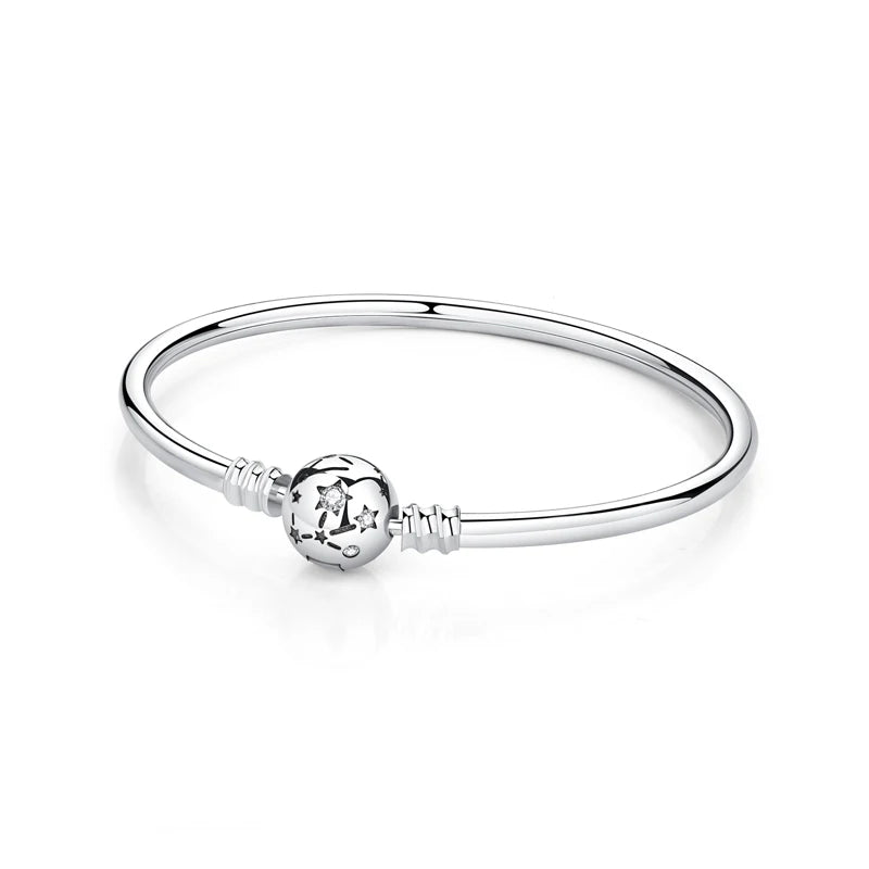 Crystal Heart Charm Bracelet