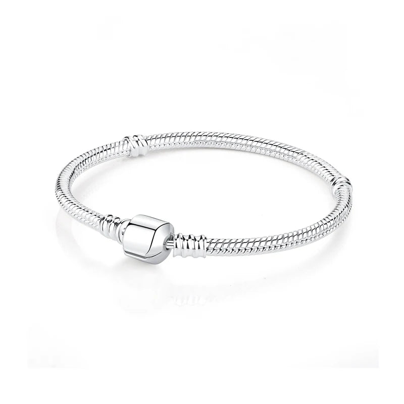 Crystal Heart Charm Bracelet