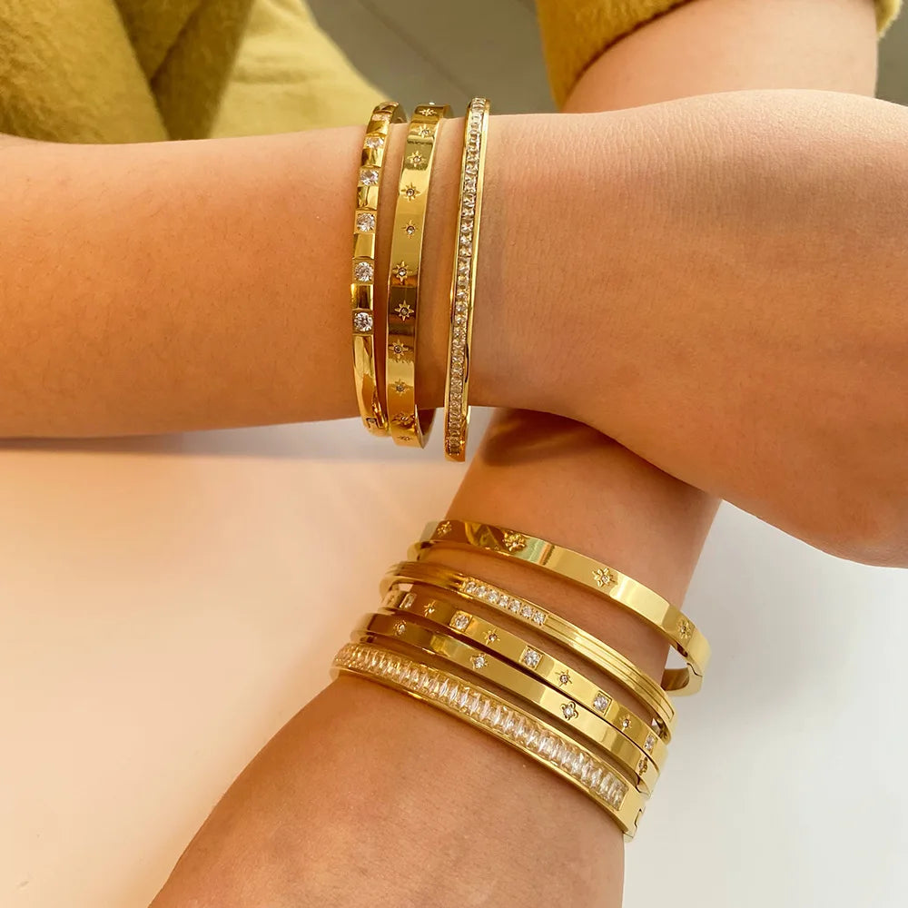 Eternal Shine Waterproof Bangle Bracelets