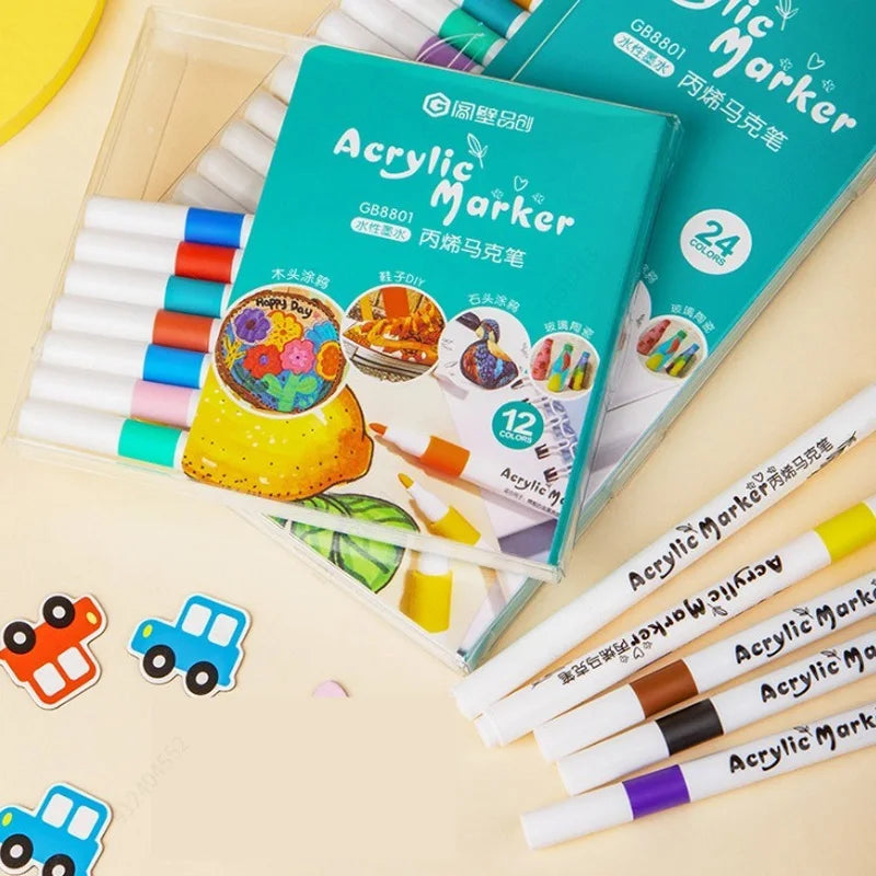 80-Color Acrylic Art Marker Set