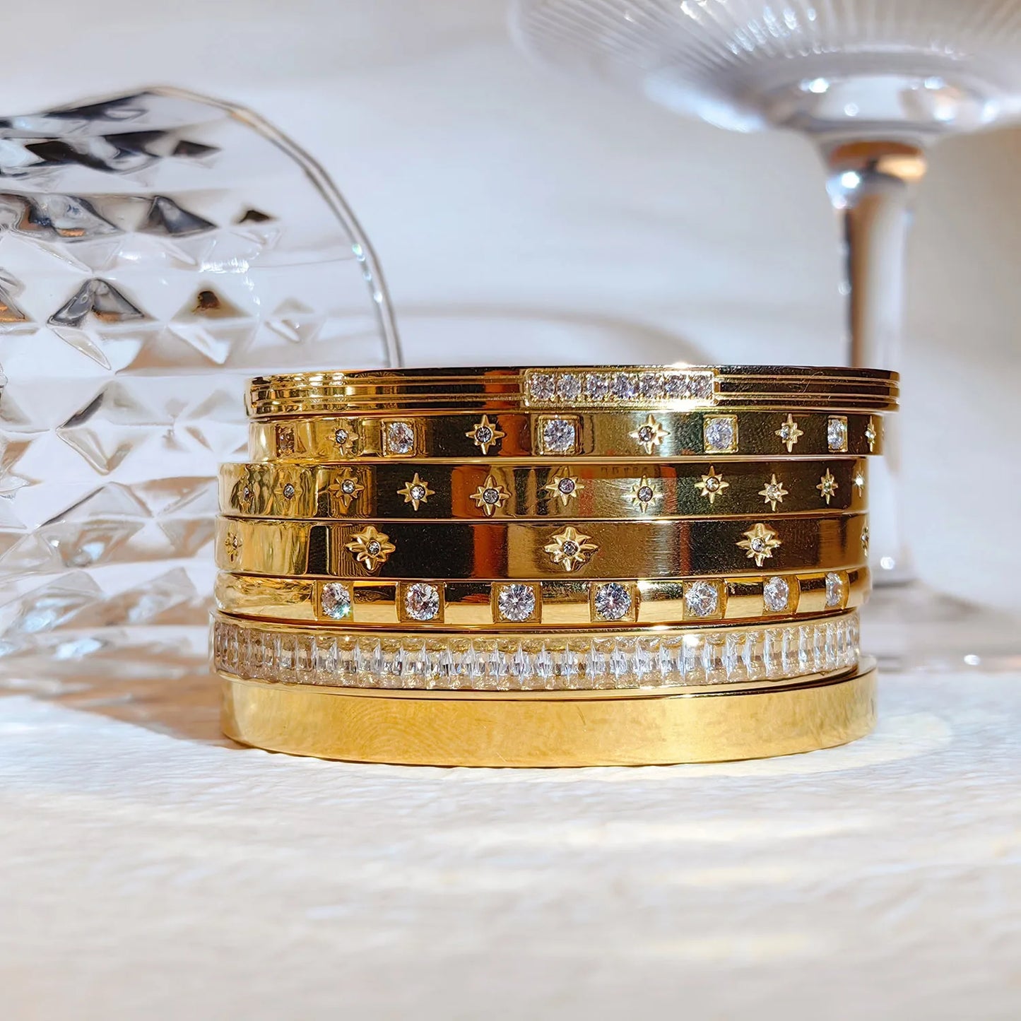 Eternal Shine Waterproof Bangle Bracelets