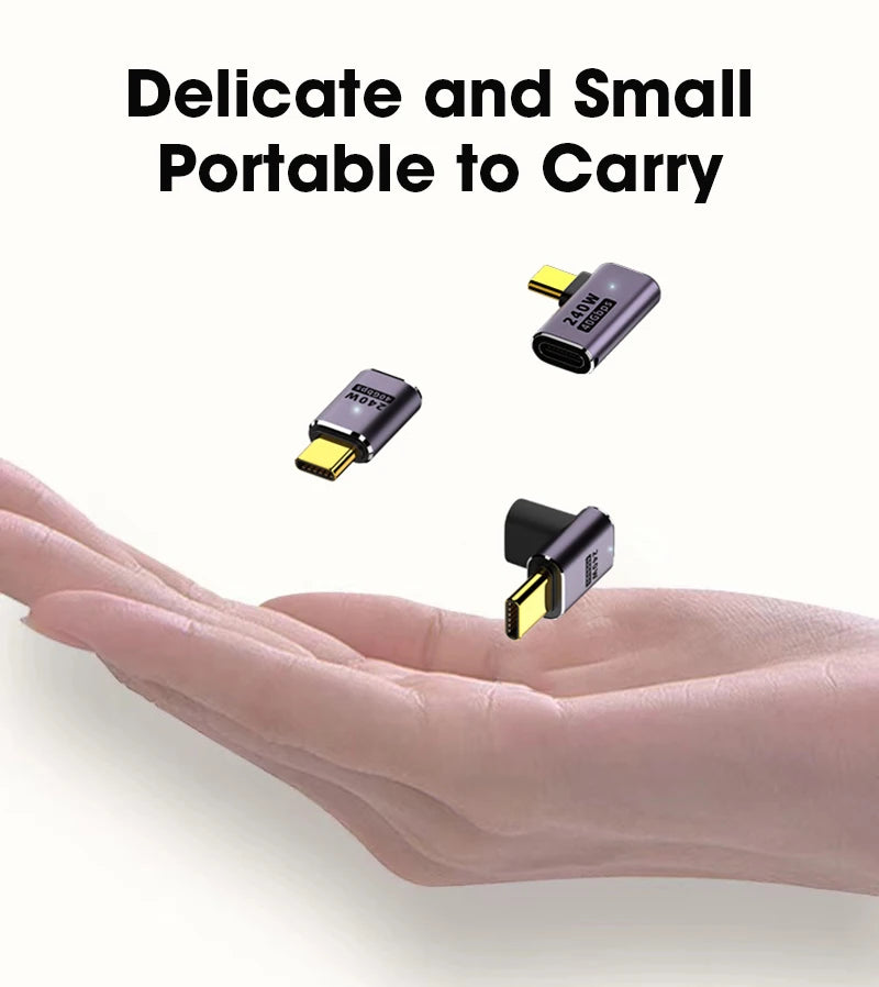 High-Speed USB-C 8K Charger Adapter