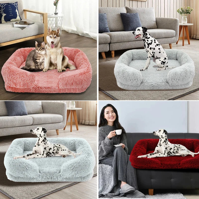 Luxurious Plush Dog Bed