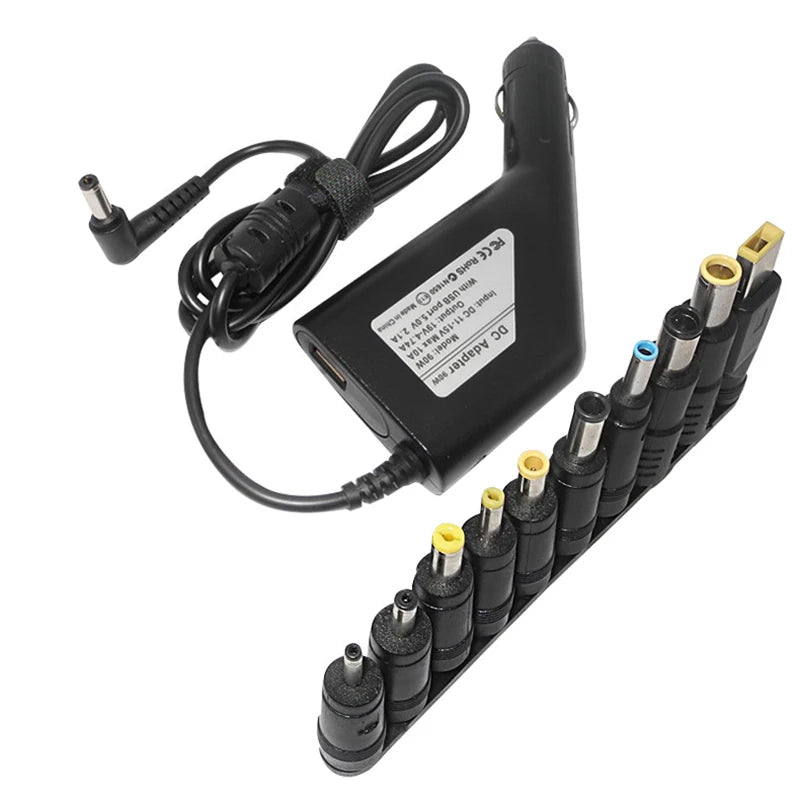 Universal 90W Car Laptop Charger