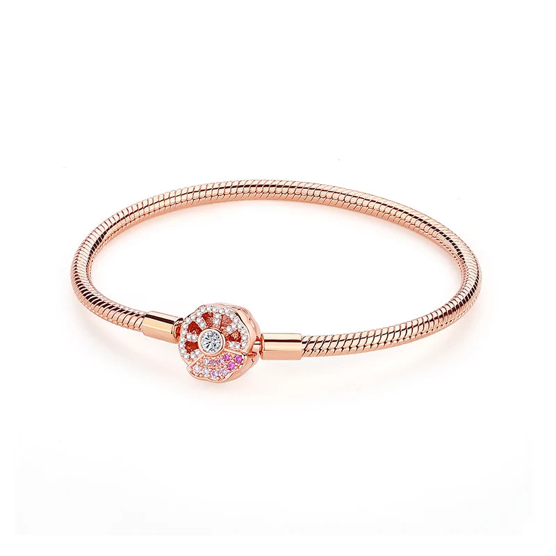 Crystal Heart Charm Bracelet