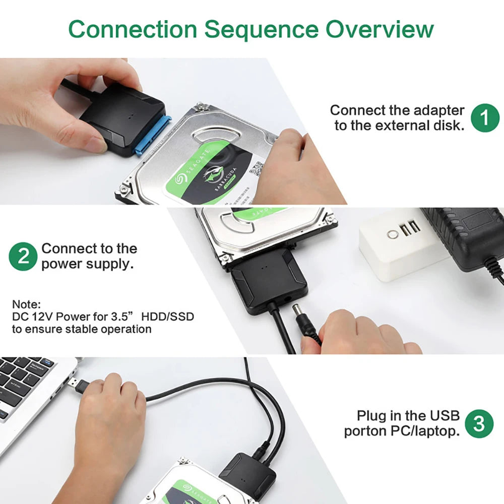 USB 3.0 to SATA Adapter