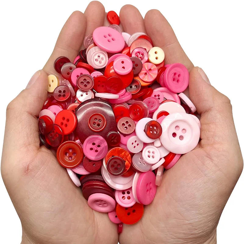 Colorful Resin Buttons Set