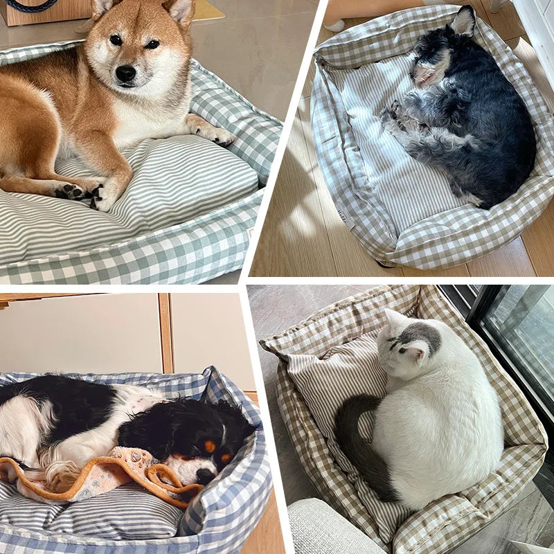 Cozy Cotton Pet Bed