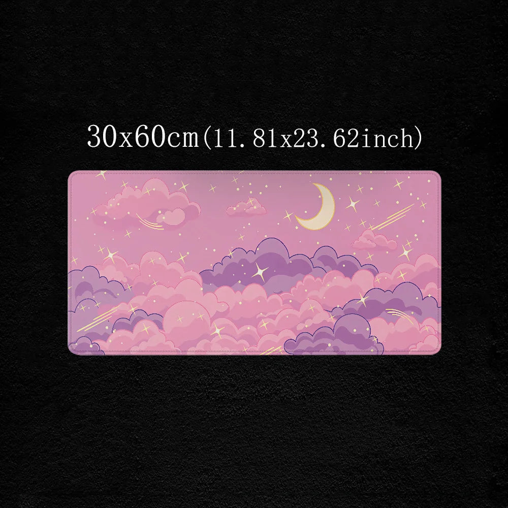 Skyscape XXL Pink Mouse Pad