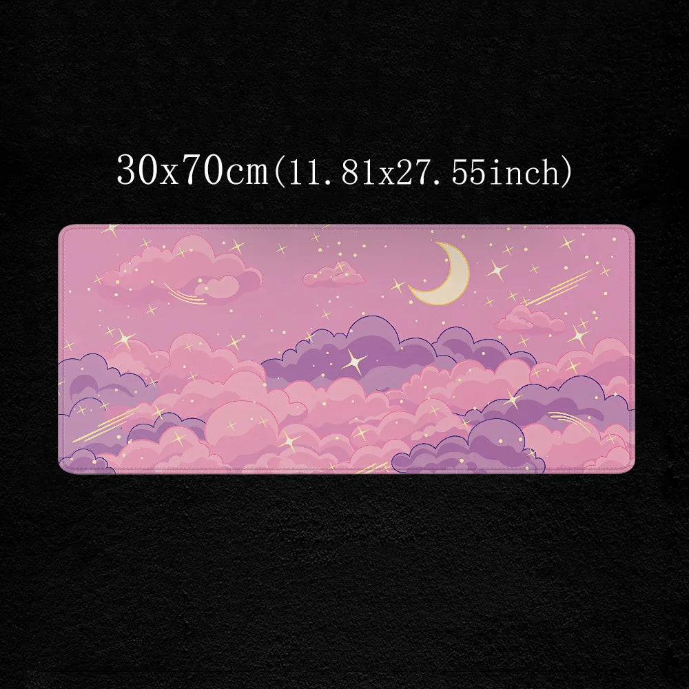 Skyscape XXL Pink Mouse Pad
