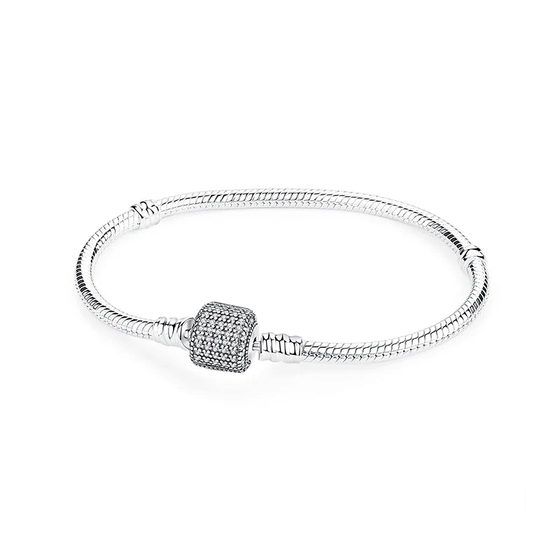 Crystal Heart Charm Bracelet