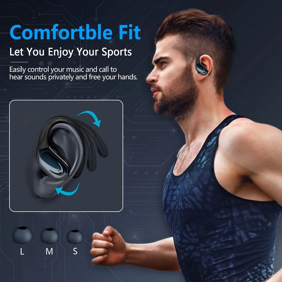 GDLYL Bluetooth 5.3 Earphones: Wireless Sports Freedom
