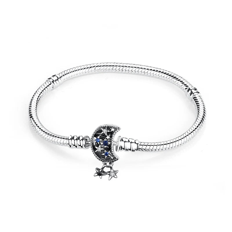 Crystal Heart Charm Bracelet