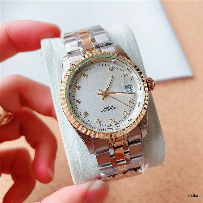 Classic Stainless Steel Mechanical Watch