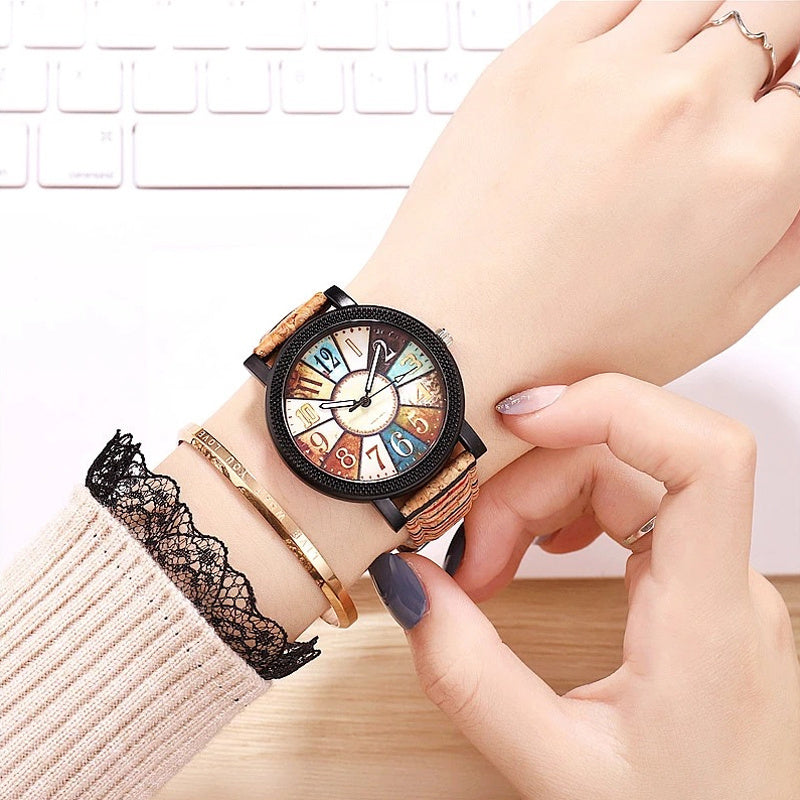 Vintage Leather Women's Watch