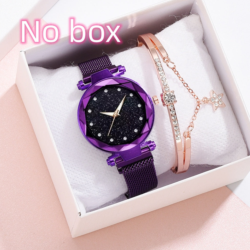 Starry Sky Bracelet Watch Set