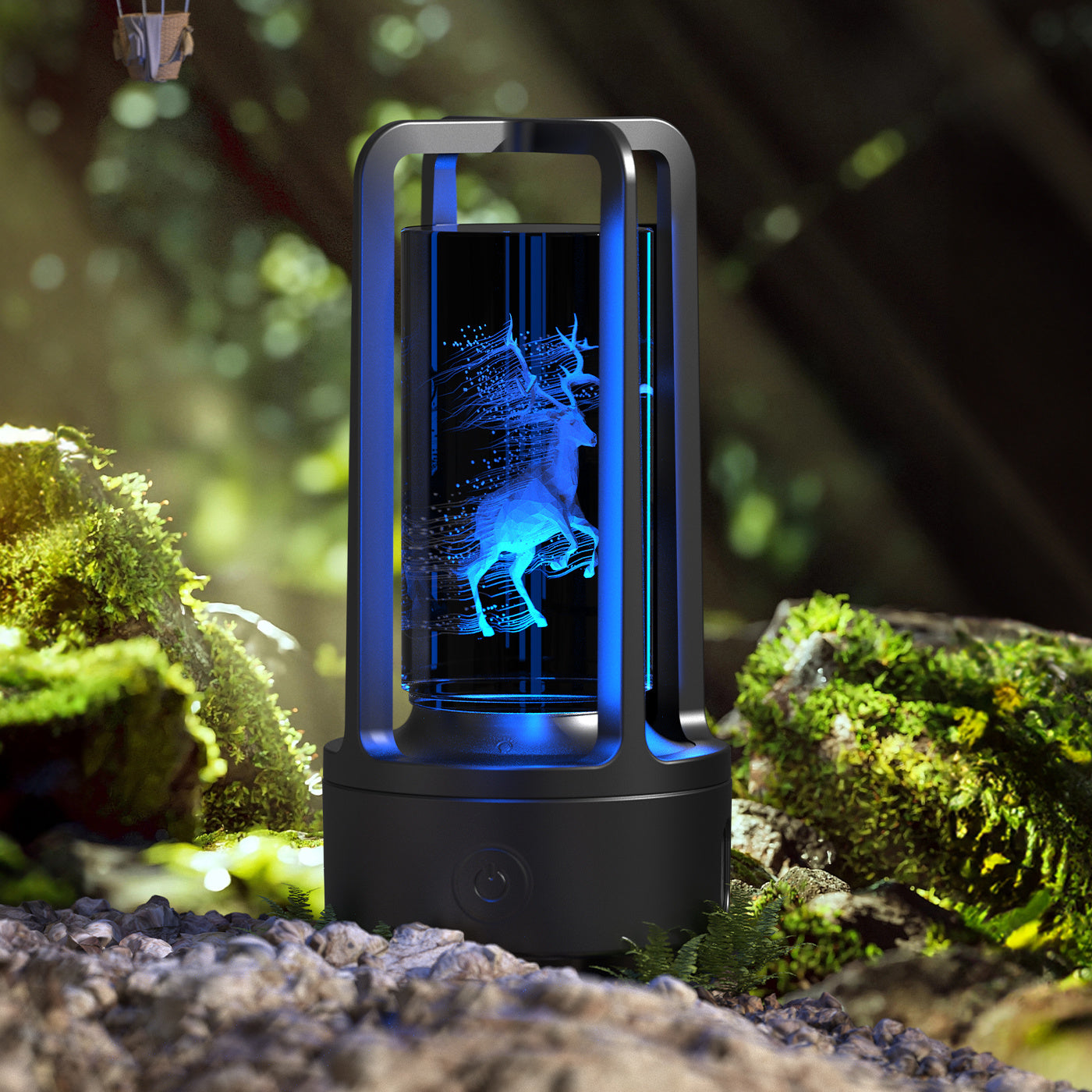 Crystal Lamp & Bluetooth Speaker