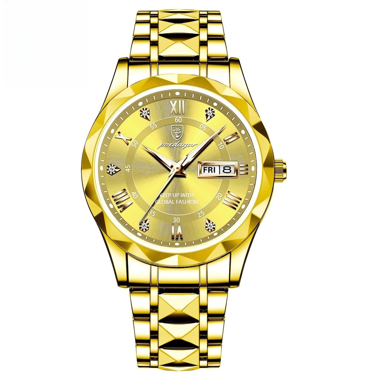 Elite Men’s Luminous Quartz Watch