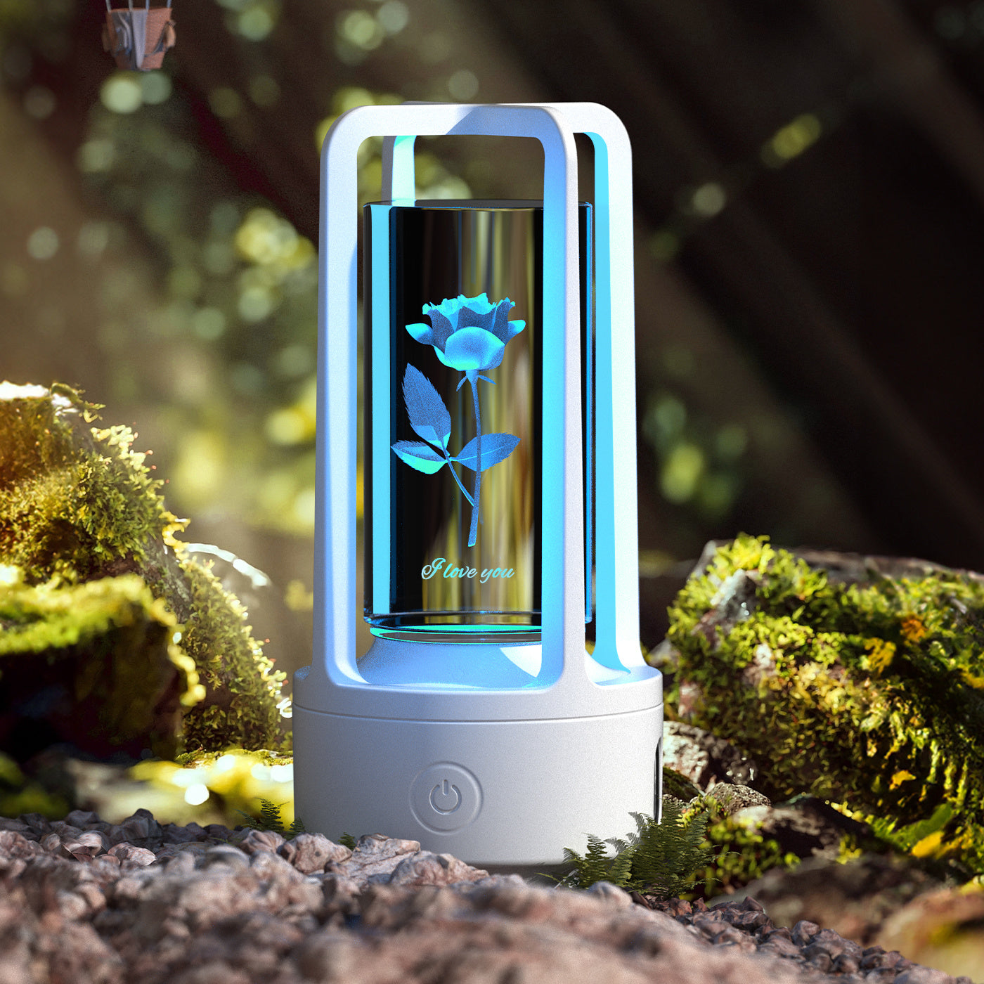 Crystal Lamp & Bluetooth Speaker