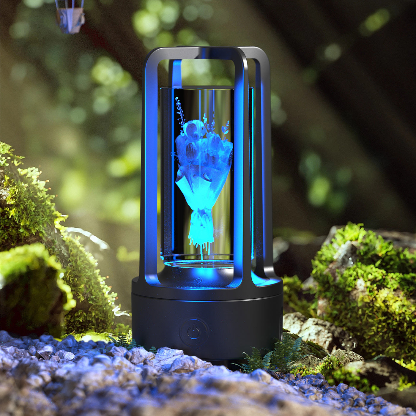 Crystal Lamp & Bluetooth Speaker