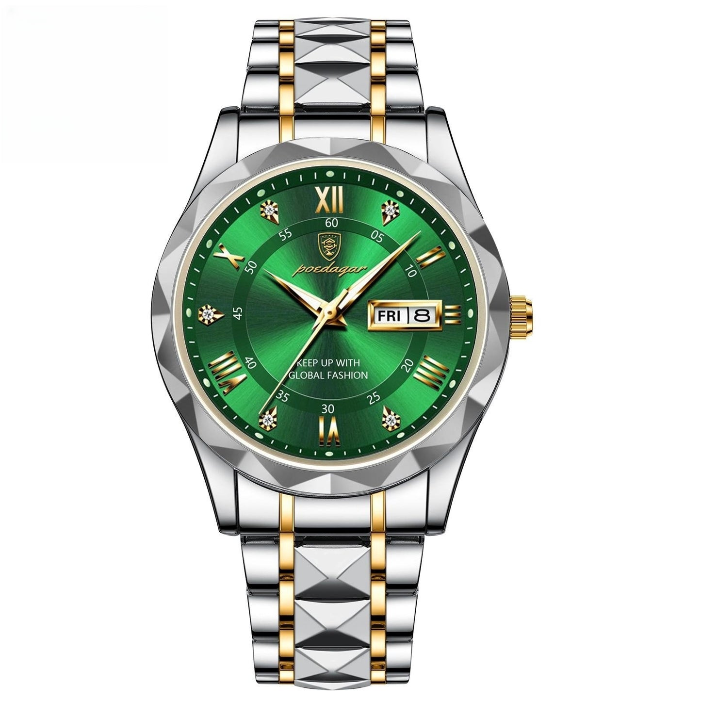 Elite Men’s Luminous Quartz Watch