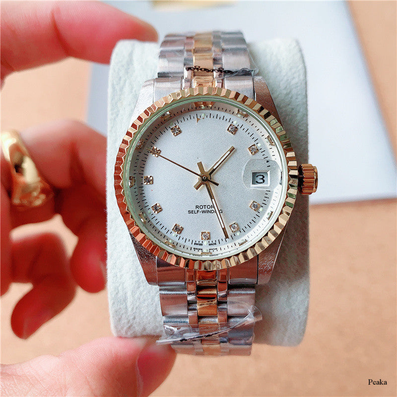 Classic Stainless Steel Mechanical Watch