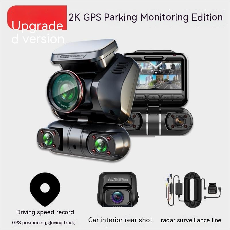 Panoramic 4-Lens Driving Recorder