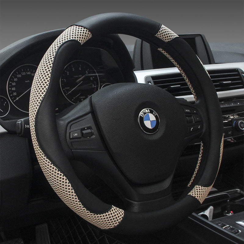 All-Season Leather Steering Wheel Cover