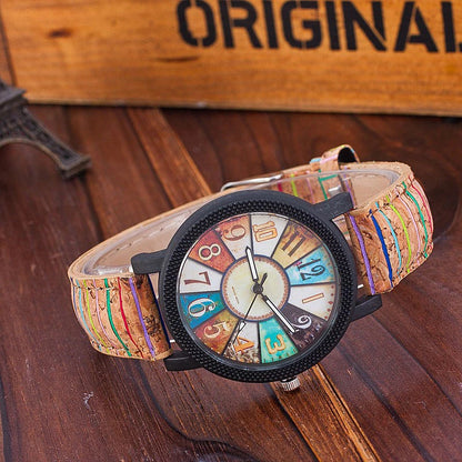 Vintage Leather Women's Watch