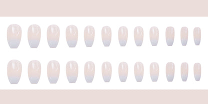 Elegant White Ballet Nails