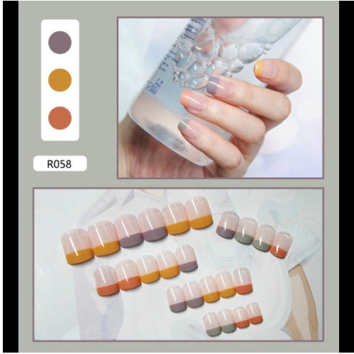 Colorful Nail Art Patch Set