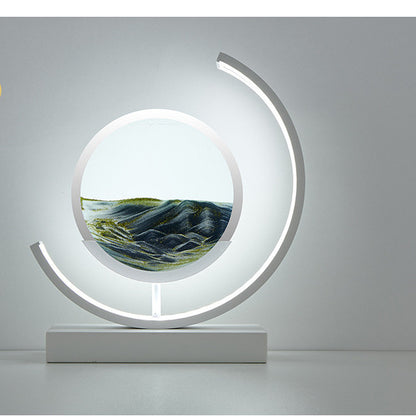 Elegant 3D Quicksand LED Lamp