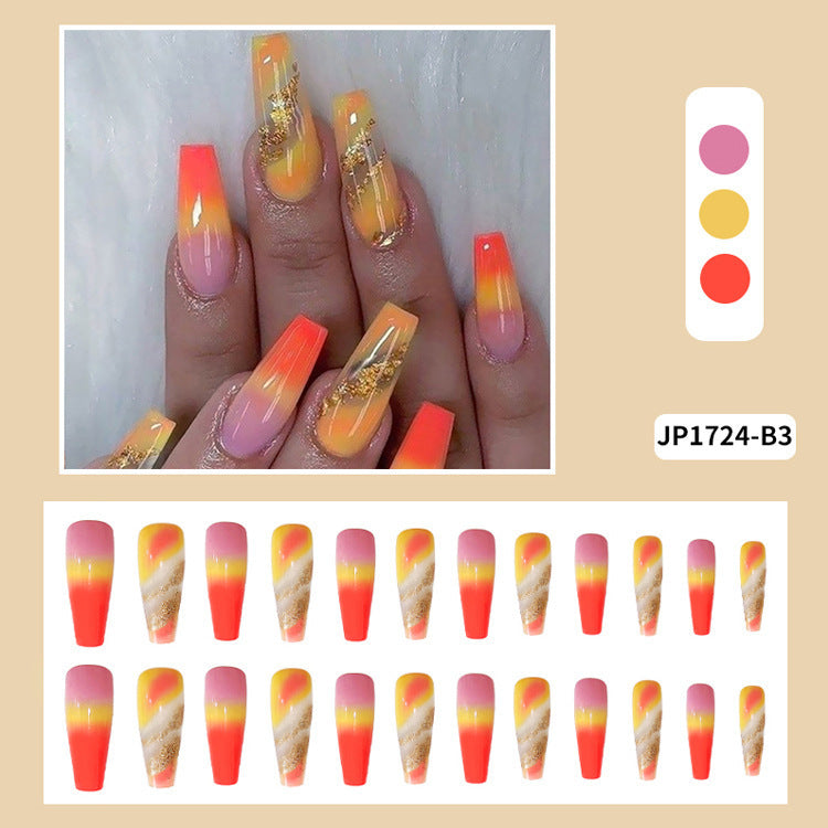 Glam Ballerina Long Nail Patches