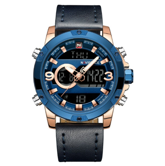 Tactical Leather Digital Watch
